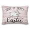 Have a Hoppy Easter Happy Bunny Throw Pillow